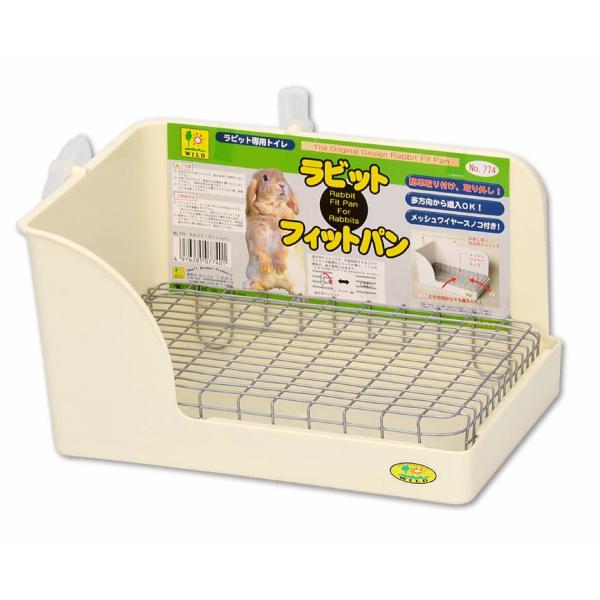 高さのある専用ワイヤーメッシュ付で足や おしりが汚れず衛生的なうさぎ専用トイレです。多方向から侵入できる使い安いトイレ。背面に固定用フックが付いて、専用ナットで ケージにしっかり固定できます。【サイズ】W275×D200×Ｈ150mm【販売...