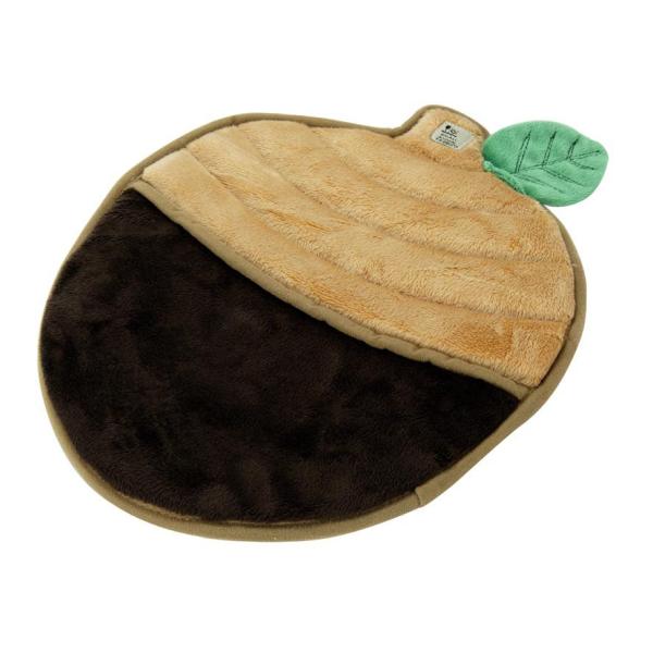 どんぐりの上でゆっくりお昼寝。気持ちの良い、ふっくらクッションです。【サイズ】約 Ｗ290×Ｄ360×Ｈ20(mm)　【素材】布製マット（アクリル、ポリプロピレン、ポリウレタン）【販売元】三晃商会　大阪府箕面市