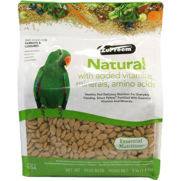 コンパニオンバードの完全栄養食。シードから切り替えやすいナチュラルカラー。コンパニオンバードの必要栄養分を満たすために２１種類のビタミンとミネラルを適量含み栄養強化され、鳥の大好きな新鮮なフルーツの粉末、ミレット、小麦、大麦などの穀物が入っ...