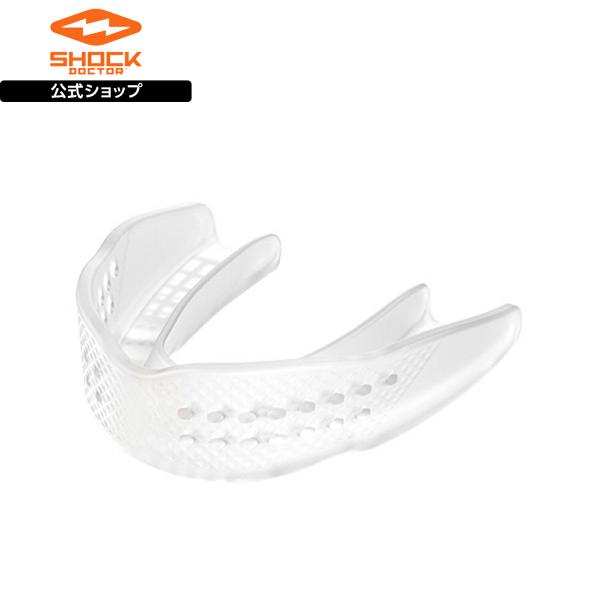 Shock Doctor 9290 スーパーフィット マウスガード マウスピース バスケットボール用 マウスピース スポーツ用マウスガード 薄型設計 通気性 ジェルフィットライナー フィット感 ストラップなしモデル カスタムフィット マウス...