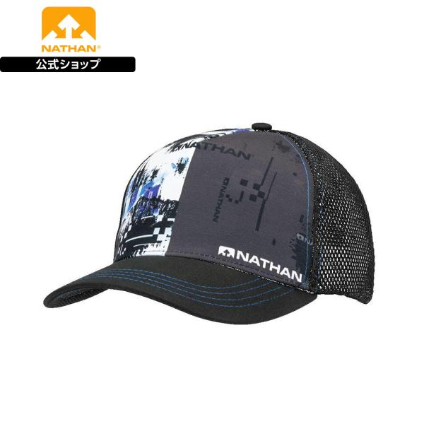 NATHAN ネイサン Runnable Tracker Run Hat NS2070 ランナブル トラッカーキャップ ランニングキャップ フリーサイズ 男女兼用 UVカット 日差し除け ブラック アストラルオーラ 軽量キャップ 通気性メッ...