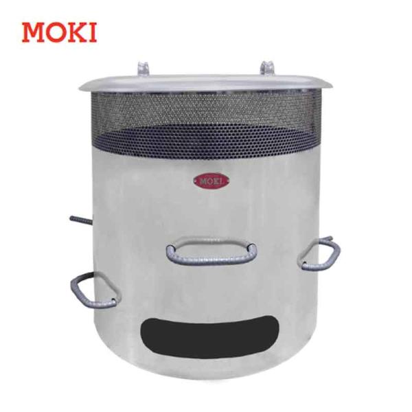 800℃高温燃焼！熱分解で無煙・無臭！燃え残りゼロの驚くべき白い灰！煙公害対策と火災予防に。品　番：MP350サイズ：直径789×高さ85cm　容量：350l材　質：本体・蓋：ステンレス　U字ロストル：鉄火床面積：0.44平方メートル重　量...