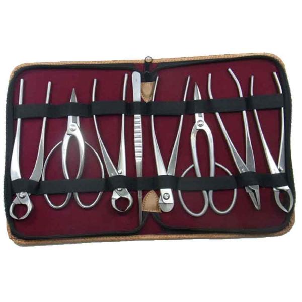 盆栽　兼進　ステンレス鋏セット 盆栽鋏 （兼進作）～ステンレス鋼～ 全長180mm No.831 - 盆栽、園芸