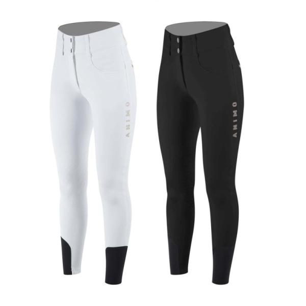 乗馬 animo アニモ 乗馬用品 キュロット 競技 シャツ ウェア 白  