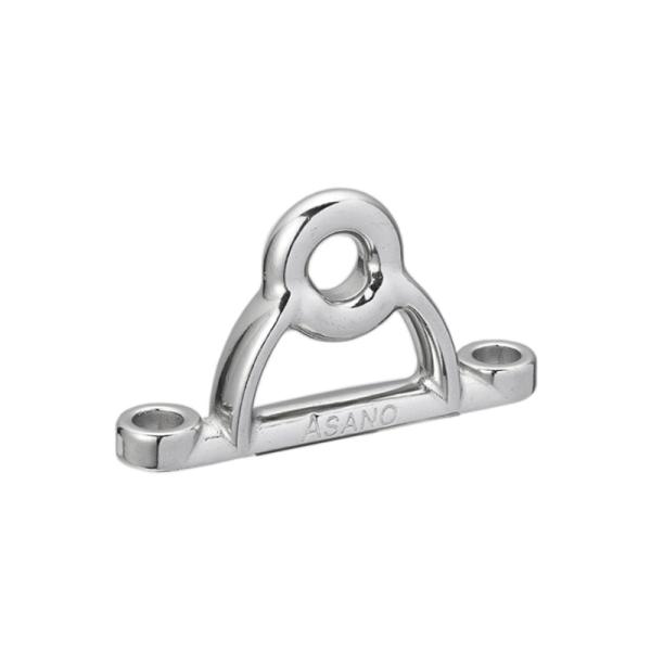 ブランコ 座板金具 穴ピッチ100 材質：SCS14（SUS316相当）●使用荷重 330kg※ボルト・ナットは別売りです。