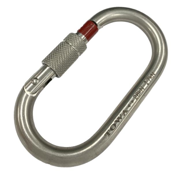3つセット TOWA ウルトラカラビナ オーバル10 ステンレス TX05310B