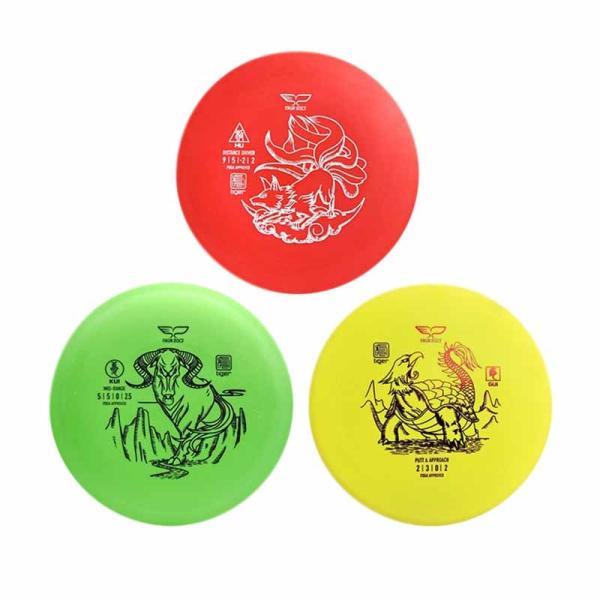 ディスクゴルフ用 ディスクセット 3枚入 FS-DS1 ディスクゴール