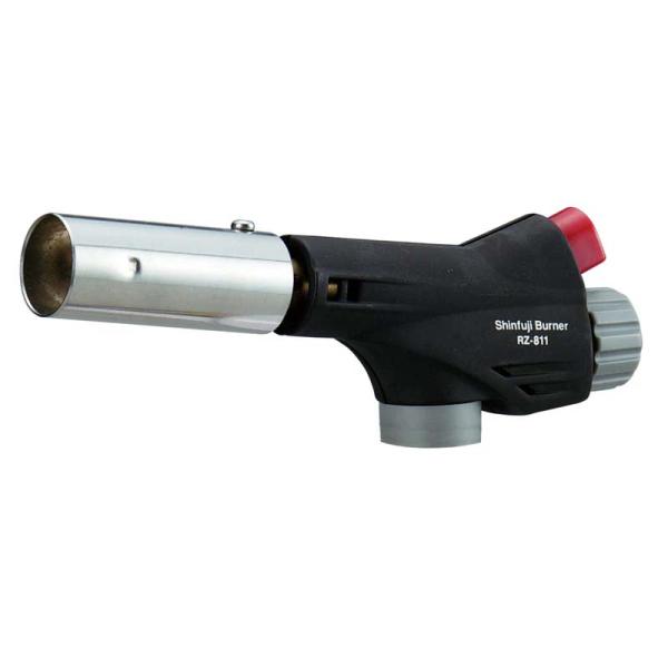 バーナー本体のみ。※容器（ボンベ）は付いておりません。品　番：RZ-811Sサイズ：長さ160×幅30×高さ60mm重　量：210g入　数：1個