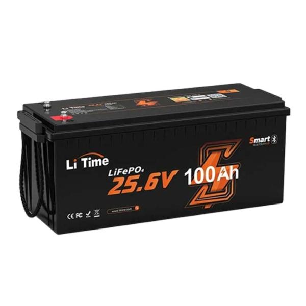 バッテリー LiTime 24V 100Ah Bluetooth内蔵 リン酸鉄リチウムイオンバッテリー L24V100-100-BASIC-BT-8-A160 電池 船舶検査適合品 リタイム Li Time 代引不可