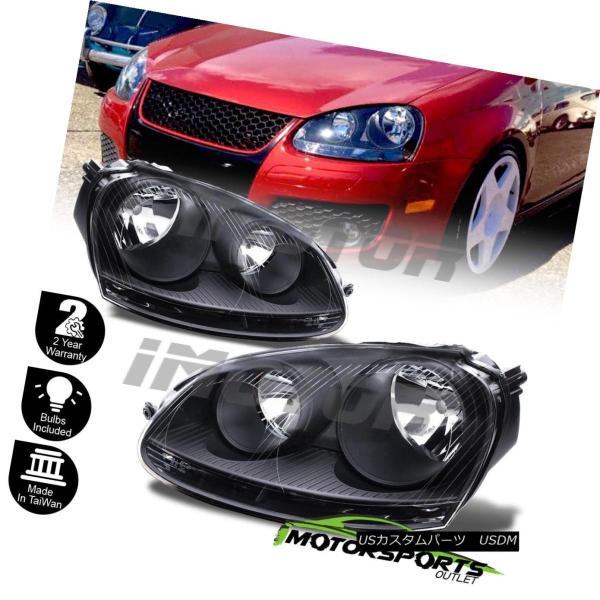 本日限りの特価。Volkswagen ゴルフ5 /ジェッタ　フロントグリルセット ヘッドライト 2006 2007 2008 2009フォルクスワーゲンVW Mk5