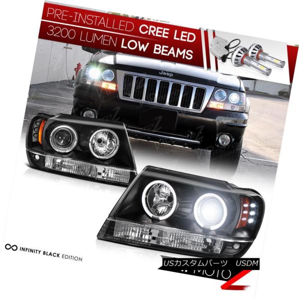 ヘッドライト [LED LOW BEAM] 1999-2004ジープグランド