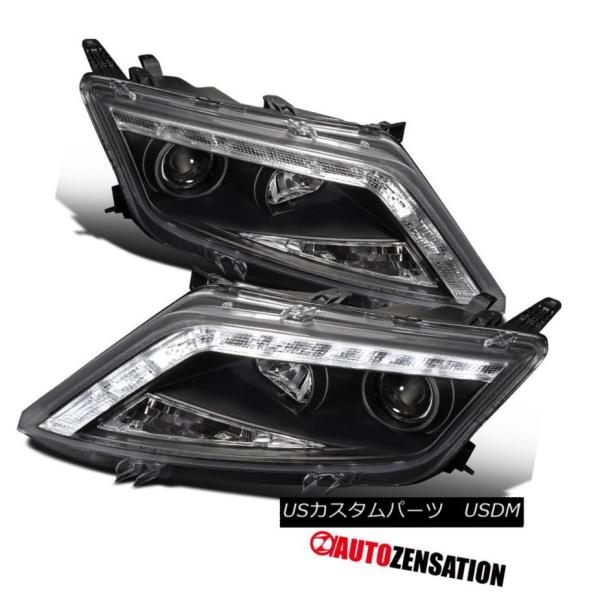 ヘッドライト Led フォード10 12フュージョンクリスタルブラックr8 Led Fusi Drlストリッププロジェクターヘッドライト Ford 自動車 10 12 Fusi Usdm 0022 312 Usパーツ取り扱い専門店 Usdm