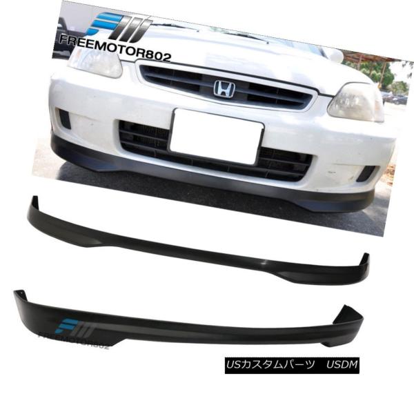 エアロパーツ 99-00ホンダシビックEK 3DR PPフロントバンパー