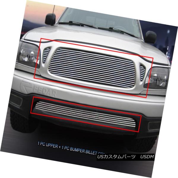 タコマ　フロントグリル　USトヨタ　Tacoma USグリル フィット2001-2004トヨタタコマビレットグリルコンボ