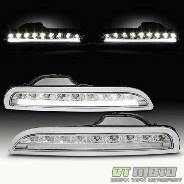 USフォグライト 2005-2008ポルシェBoxster 987ハイパワーDRL LED