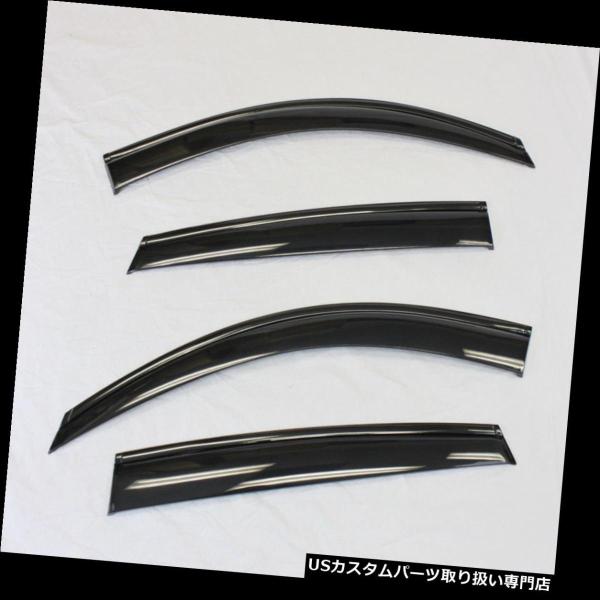 USベントバイザー、ドアバイザー BMW X6レインガードWINDOW VISORS VENTS 09 10バイザーSUN GUARDS