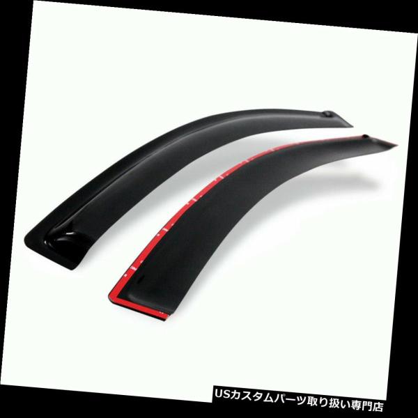 USベントバイザー、ドアバイザー フィット2005 2006 2007 2008 2009フォードマスタングウィンドウバイザーデフレクタ