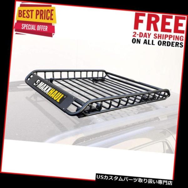 カーゴ ルーフ "x 46 46" 70115 70115ユニバーサルスチールルーフラックカートップカーゴキャリア Basket Car