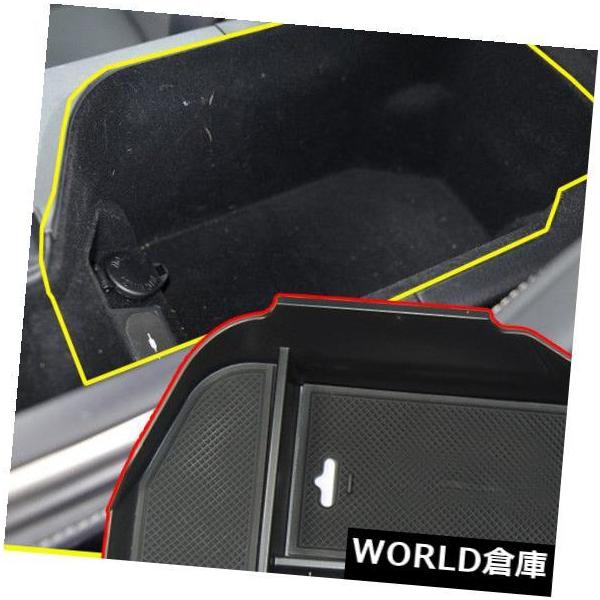 コンソールボックス レクサスRC350コンソールアームレスト収納ビンボックストレイコンテナホルダー2014 -16用  For Lexus RC350
