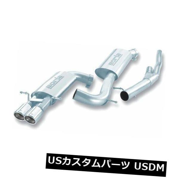 輸入マフラー ボーラ00-02アウディS4 2.7L 6cyl AWD SSキャットバックエキゾースト  Borla 00-02 Audi S4 2.