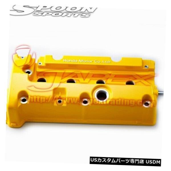 Spoon Sports イエロー・ヘッド・カバー Evasive Motorsports: Spoon Sports Head Cover (Yellow