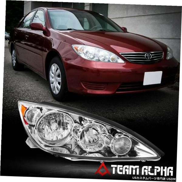 ヘッドライト 2005-2006トヨタカムリXV30 [RH助手席側]クローム交換