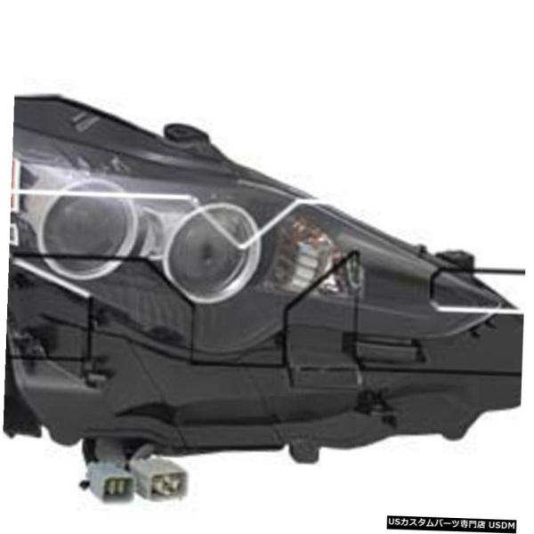 ヘッドライト 14-16レクサスIS250 / 350 LED右助手席ヘッド