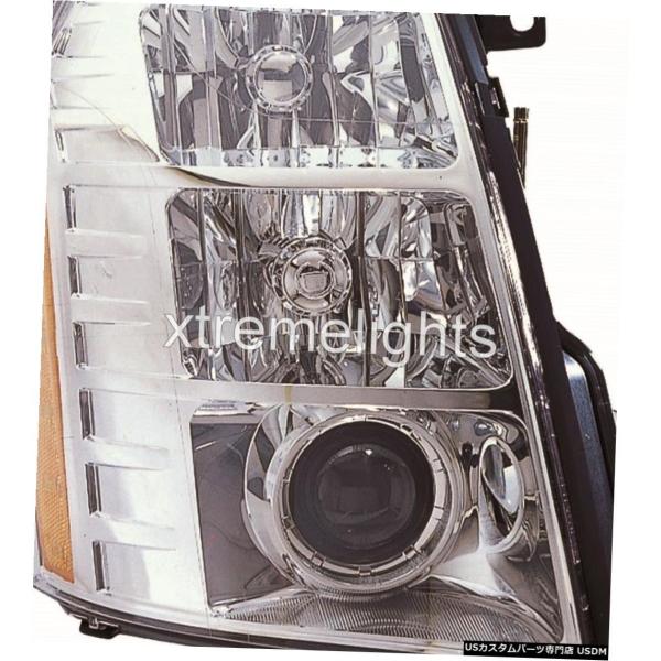 Headlight キャデラックエスカレード2007 2008 2009右の助手席隠し