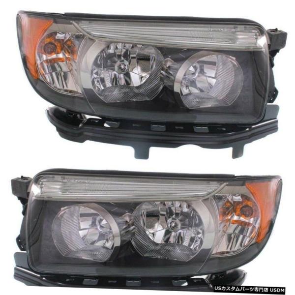 Headlight スバルフォレスター2006-2008ブラックスポーツヘッドライト 