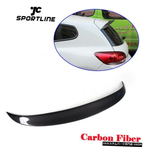 エアロパーツ VWシロッコ非R 2010-2014リアルーフスポイラーウイング