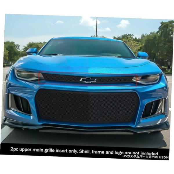 グリル Fits 2019-2021シボレーカマロZL1メインアッパーステンレス