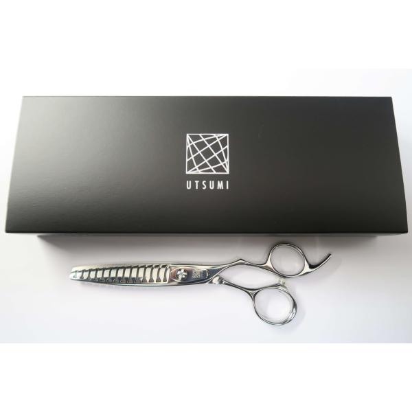 ☆ セニングシザー☆ ウツミ38 内海シザー DOUBLE38 セニング 6インチ 3Dハンドル 理容室 美容