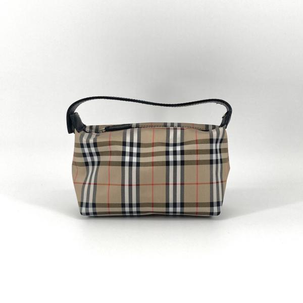 【美品✨️】バーバリー バニティ アクセサリーポーチ ノバチェック ハンドバッグ BURBERRY（バーバリー） ノバチェック バニティポーチ ハンドバッグ