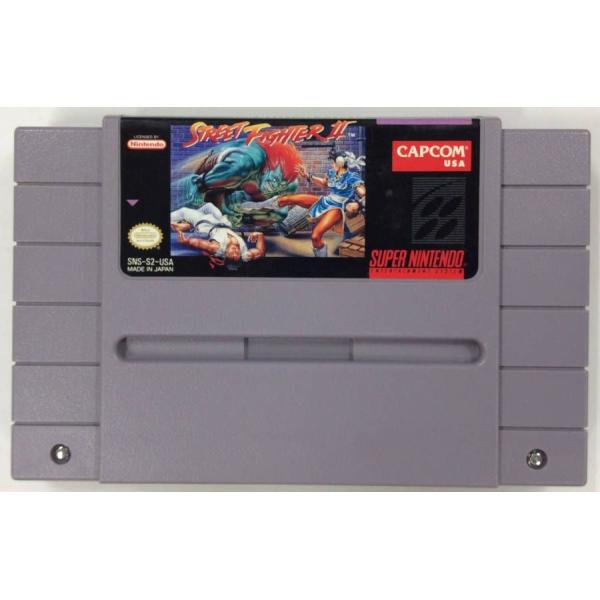スーパーファミコン - SFC★STREET FIGHTER 2 SNES 海外版 北米版 端子清掃済 中古】SFC 北米版 STREET FIGHTER II＊スーパーファミコンソフト