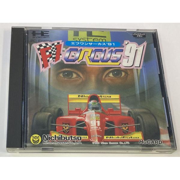 ■タイトルPCE F1サーカス 91■商品名PCエンジンソフト(箱説付)■商品状態ソフト：良い箱：可説明書：可（しみあり）■その他