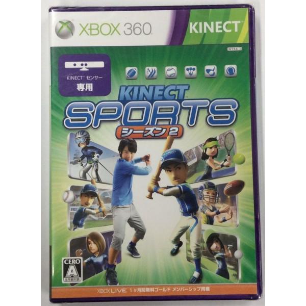 【中古】X360 Kinect スポーツ シーズン 2＊Xbox 360ソフト(未開封品)【メール便可】