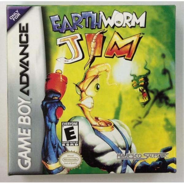 【中古】GBA Earthworm Jim (北米版 国内版本体動作可)＊ゲームボーイアドバンスソフト(箱説付)