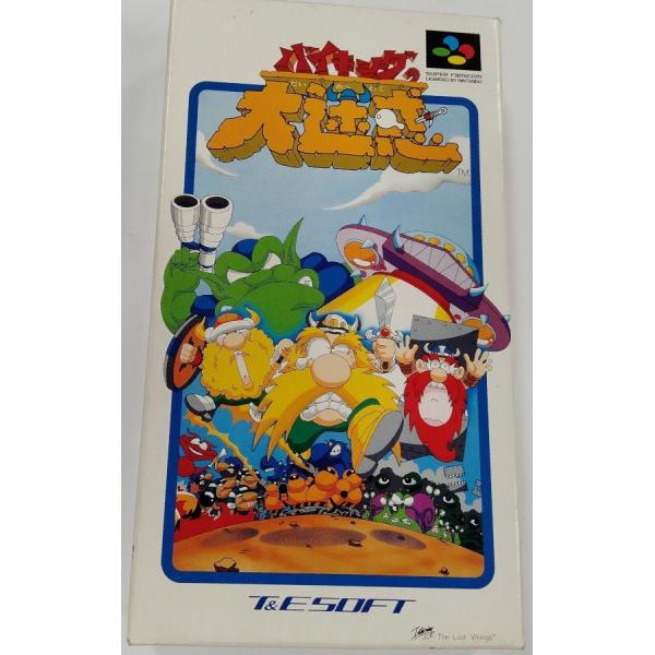 【中古】SFC バイキングの大迷惑＊スーパーファミコンソフト(箱説付)