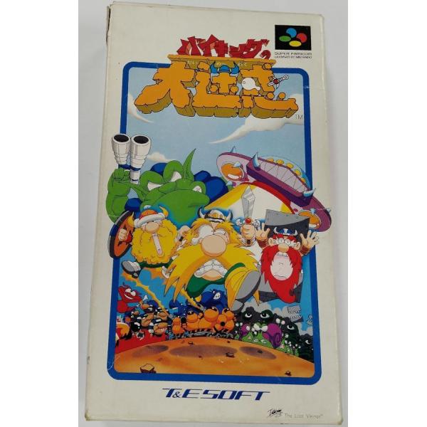 【中古】SFC バイキングの大迷惑＊スーパーファミコンソフト(箱説付)