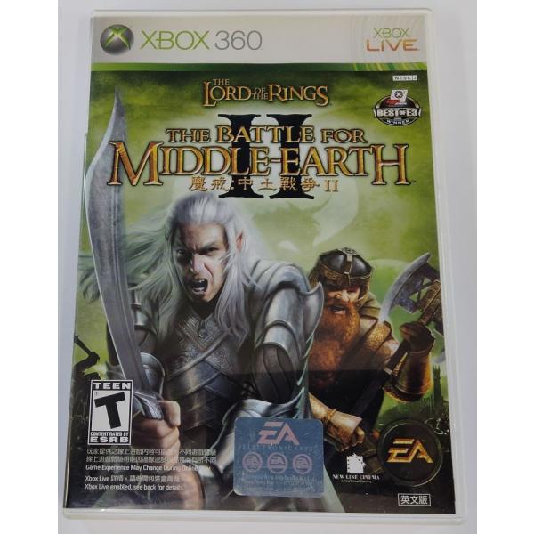 【中古】X360 Lord of the Rings: Battle for Middle Earth II (アジア版)＊Xbox 360ソフト(箱説付)【メール便可】