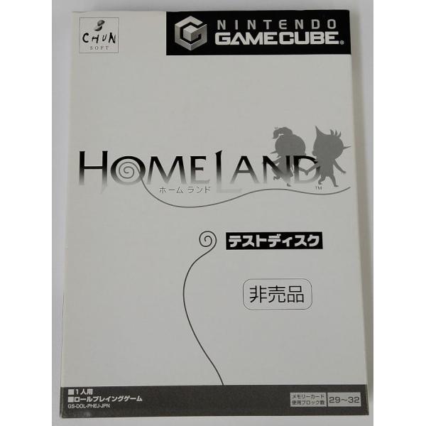 【中古】GC ホームランド テストディスク＊ゲームキューブソフト(箱説付)【メール便可】