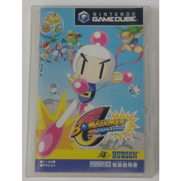 ■タイトルGC ボンバーマンジェネレーション■商品名ゲームキューブソフト(箱説付)■商品状態ソフト：良い箱：可説明書：良い■その他