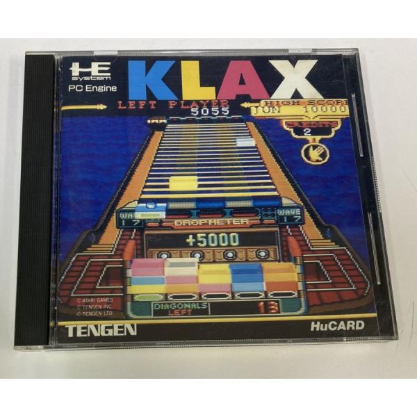 ■タイトルPCE クラックス KLAX■商品名PCエンジンソフト(箱説付)■商品状態ソフト：良い箱：良い説明書：難あり（しみあり）■その他