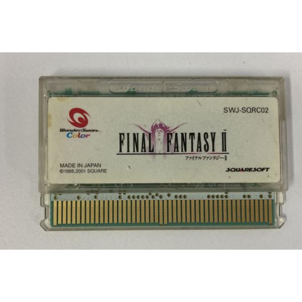 ワンダースワン　ファイナル・ファンタジーⅡ  FF 未使用 中古】WSC ファイナルファンタジー2＊ワンダースワンカラーソフト
