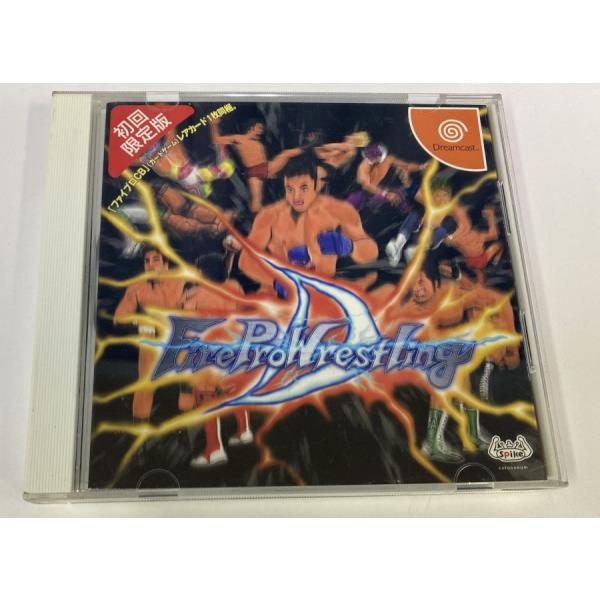 ■タイトルDC ファイヤープロレスリングD 初回限定版■商品名ドリームキャストソフト(箱説付)■商品状態ソフト：良い箱：良い説明書：良い■その他