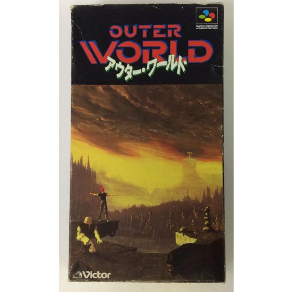 中古】SFC アウターワールド＊スーパーファミコンソフト(箱説付