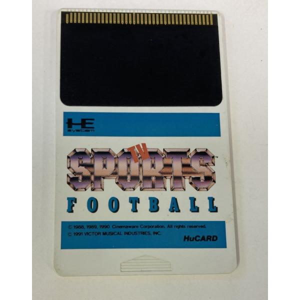 ■タイトルPCE TVスポーツ フットボール■商品名PCエンジンソフト(箱付)■商品状態ソフト：良い箱：可説明書：無し■その他