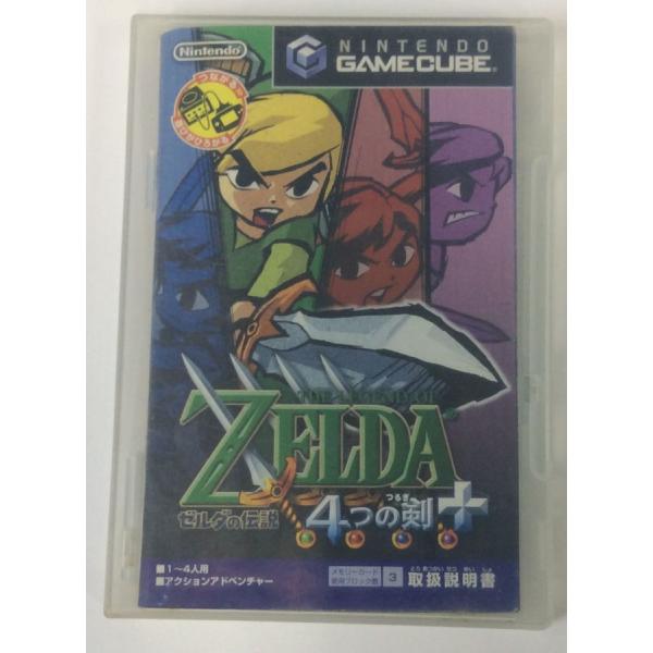 ■タイトルGC ゼルダの伝説 4つの剣+■商品名ゲームキューブソフト(説付)■商品状態ソフト：可箱：無し説明書：可■その他スリーブ欠品