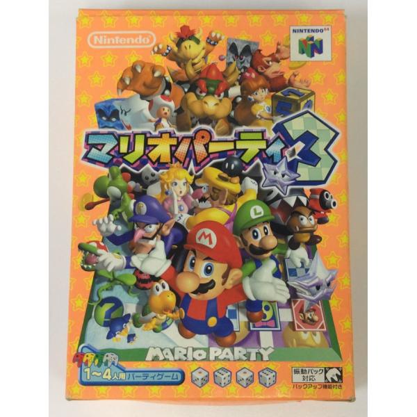 ■タイトルN64 マリオパーティ3■商品名ニンテンドウ64ソフト(箱説付)■商品状態ソフト：難あり箱：良い説明書：可■その他
