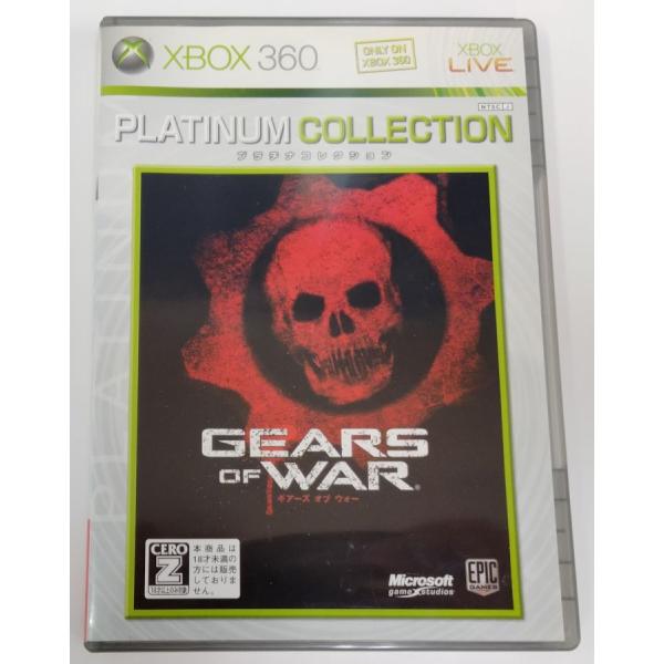 ■タイトルX360 ギアーズ オブ ウォー Xbox 360 プラチナコレクション■商品名Xbox 360ソフト(箱説付)■商品状態ソフト：良い箱：良い説明書：良い■その他【CERO区分_Z】※こちらのゲームは表現内容により、販売対象年齢が...